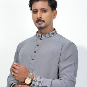 কফ হাতা এম্বটারী পাঞ্জাবি ১৩