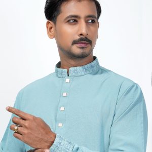 কফ হাতা এম্বটারী পাঞ্জাবি ১১